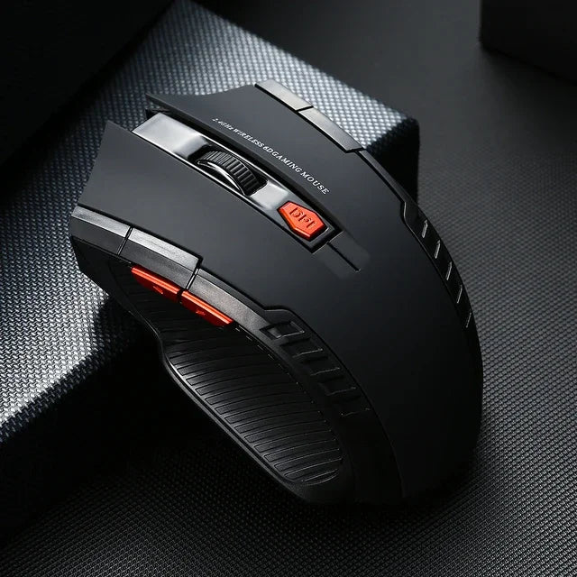 Portable 6-Button Wireless Optical Mouse