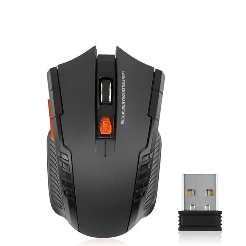 Portable 6-Button Wireless Optical Mouse