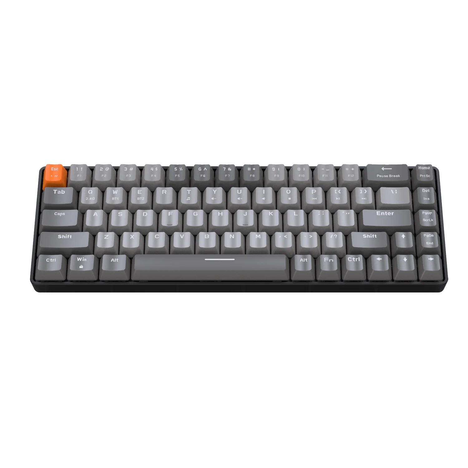 K68 Mini Mechanical Keyboard – Dual Mode Bluetooth/2.4G & Hot-Swappable