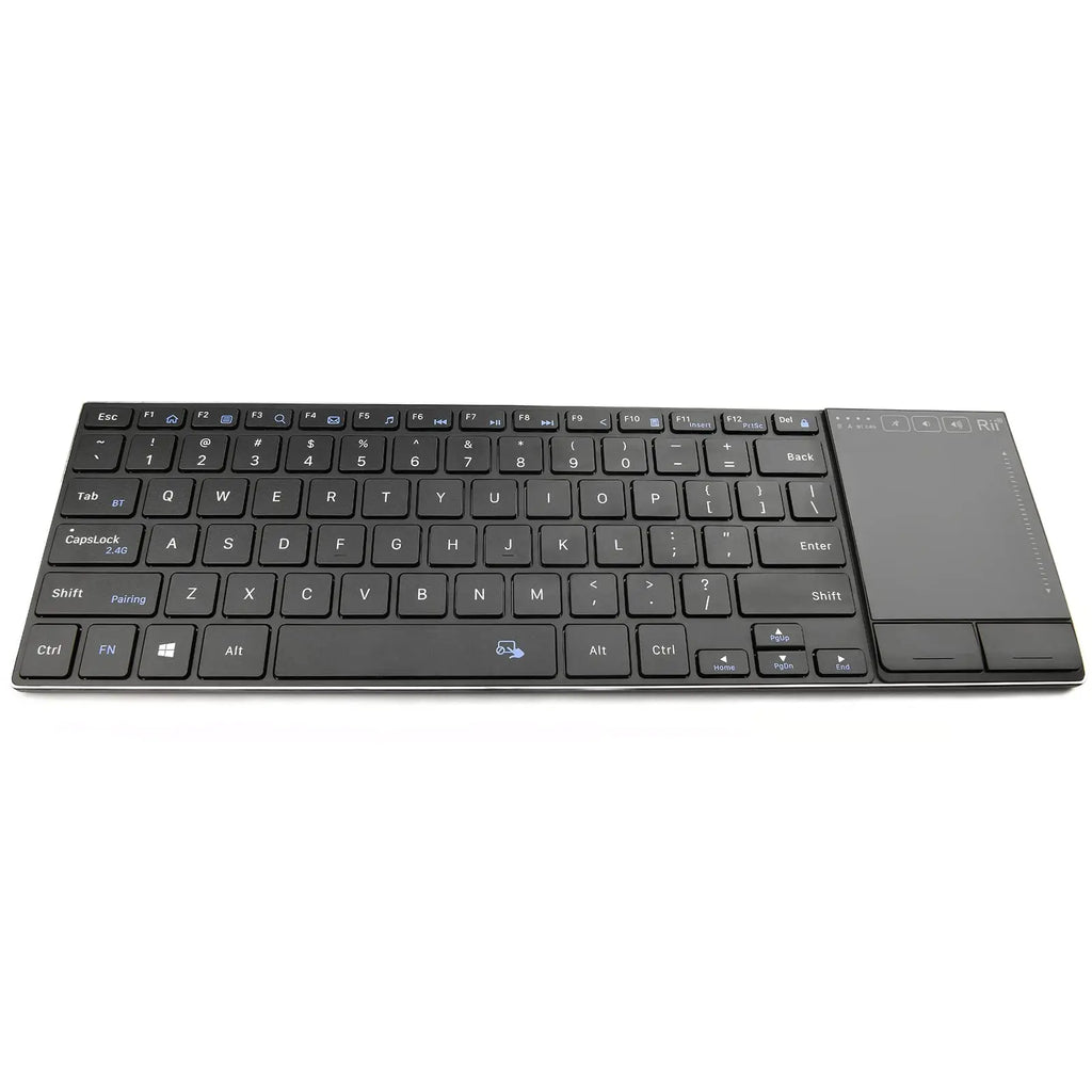 Rii K22S Wireless Bluetooth Keyboard – Rechargeable with Multi-Touch Touchpad
