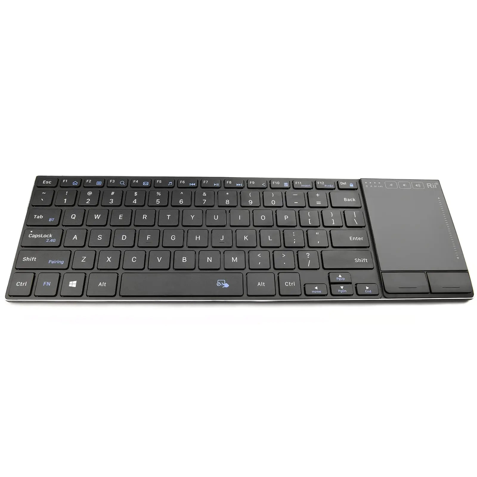 Rii K22S Wireless Bluetooth Keyboard – Rechargeable with Multi-Touch Touchpad