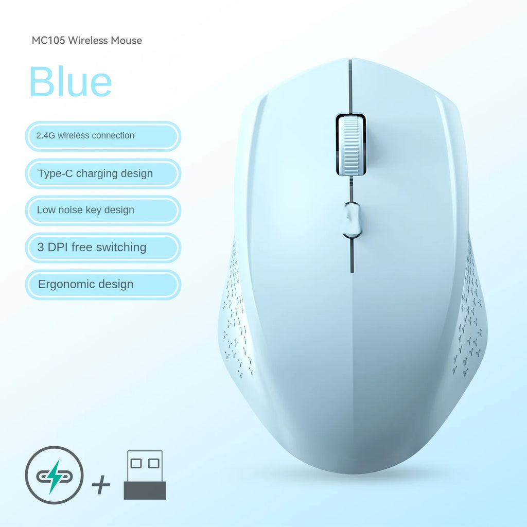 Rechargeable Dual Mode Mouse for Win/Mac OS