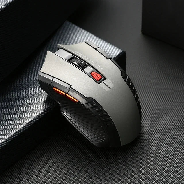 Portable 6-Button Wireless Optical Mouse