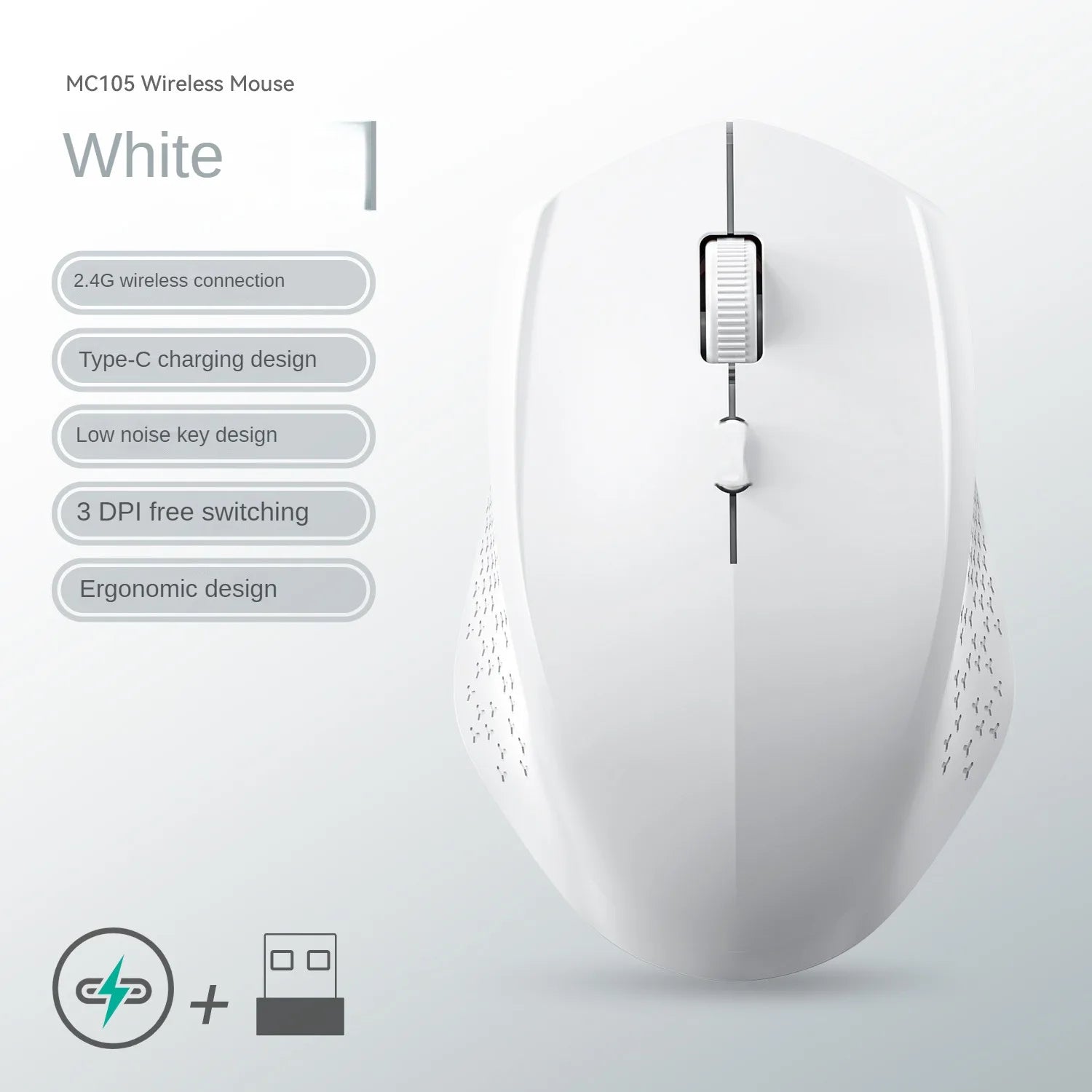 Rechargeable Dual Mode Mouse for Win/Mac OS