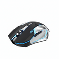 Ergonomic Silent Gaming Mouse – Wireless Bluetooth with LED Backlit